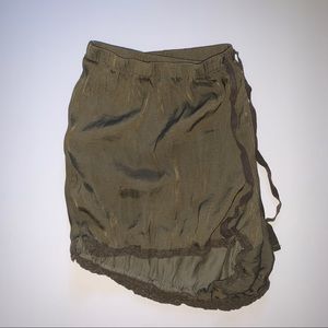Aerie Olive Green Flowy Shorts